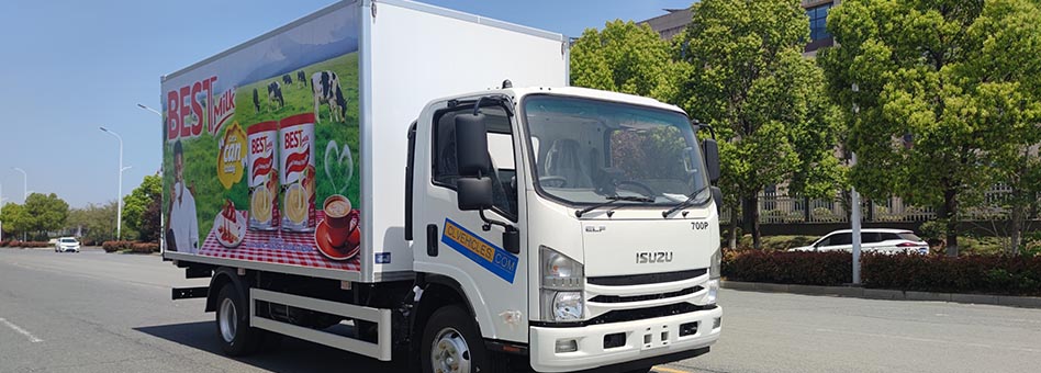 Isang ISUZU ELF 190HP Refrigerated Truck ang Dumating sa Grenada