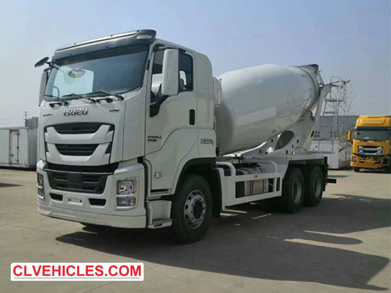 ISUZU concrete mixer truck