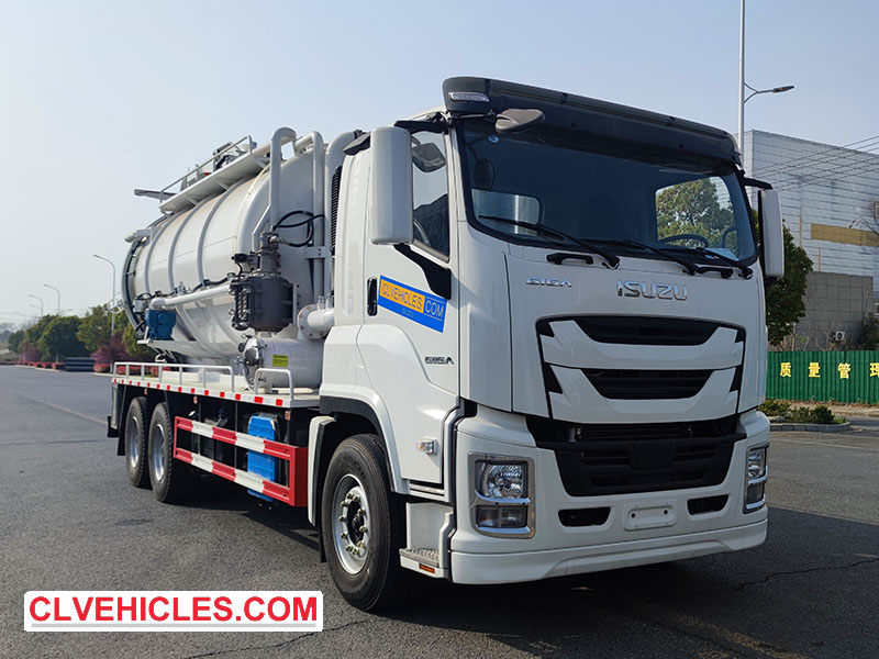 ISUZU sewage tank truck