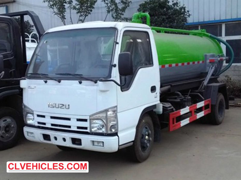 ISUZU sewage vacuum truck