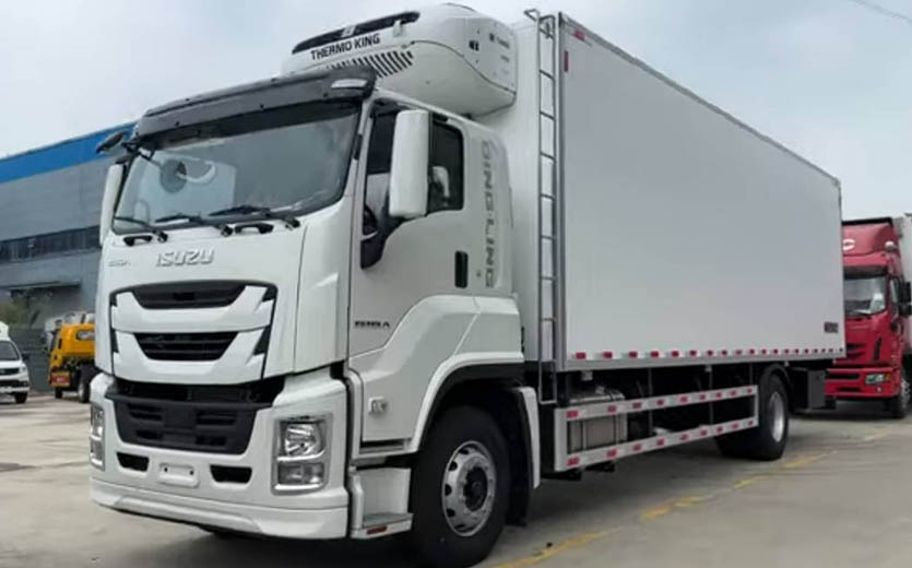 ISUZU GIGA 10-toneladang Refrigerated Truck na Naka-install na Thermo King Independent Refrigeration