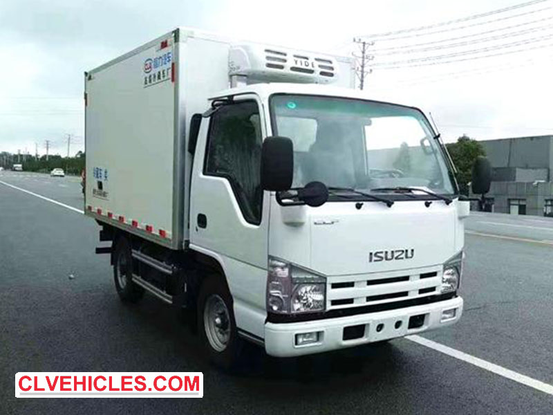 ISUZU ELF reefer truck
